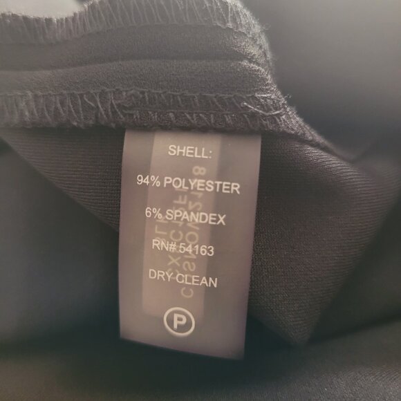 Calvin Klein Black Cape Dress Plus Size 18W - Picture 10 of 13